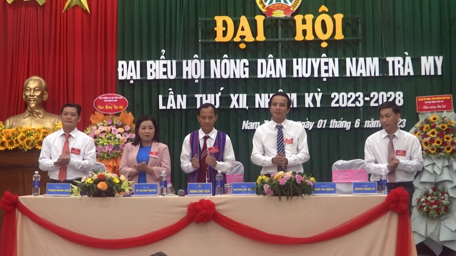 Đại hội đại biểu Hội Nông dân huyện Nam Trà My nhiệm kỳ 2023 - 2028 diễn ra ngày 1/6