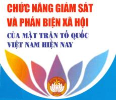 BỘ CÂU HỎI GIÁM SÁT PHẢN BIỆN XÃ HỘI CỦA MẶT TRẬN TỔ QUỐC